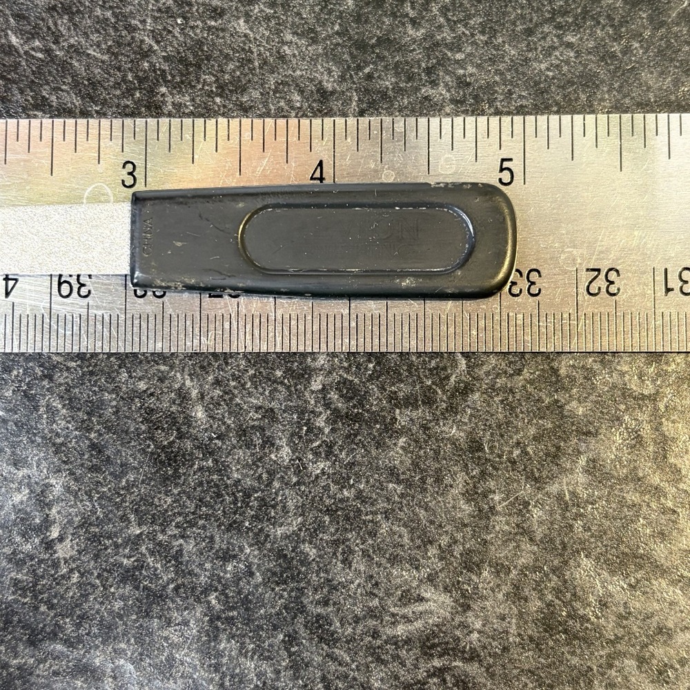 Vintage Revlon Emery Nail File Shaping Finishing 5" Black Pointed Tip - Picture 4 of 4